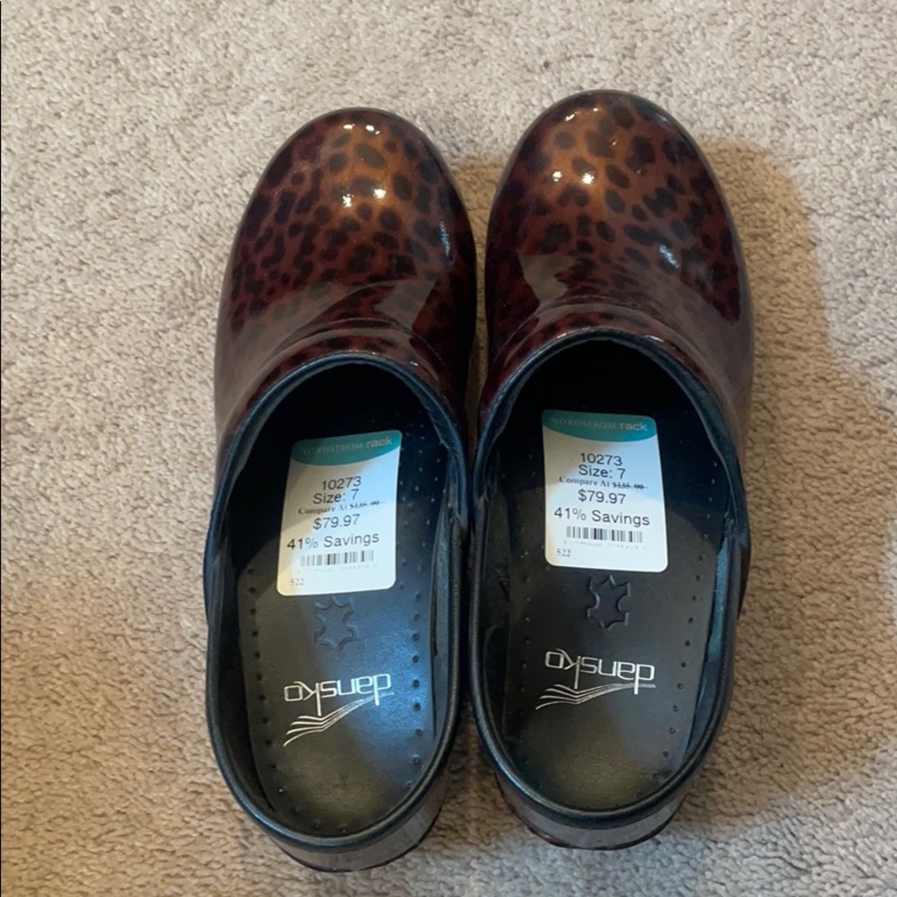 Cheetah print dansko